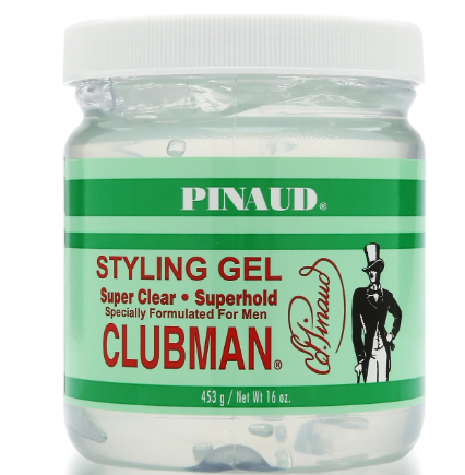 Clubman Super Clear Superhold Styling Gel 16 oz
