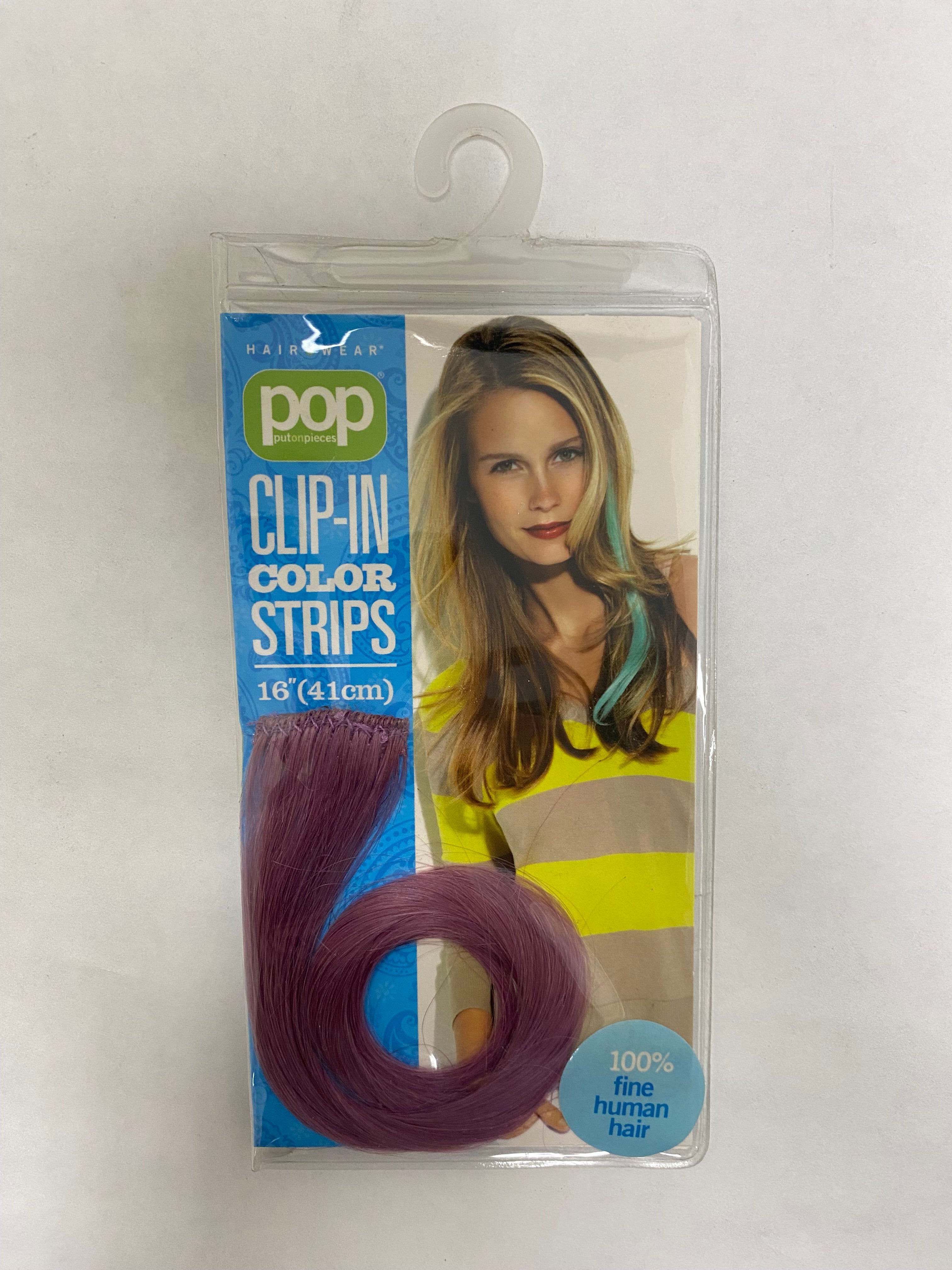 Hair U Wear POP Clip-in Color Strips Light Purple