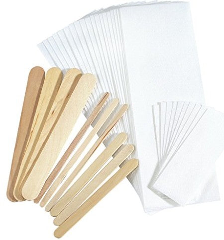 Satin Smooth Non-Woven Cloth Waxing Strips & Applicators Kit