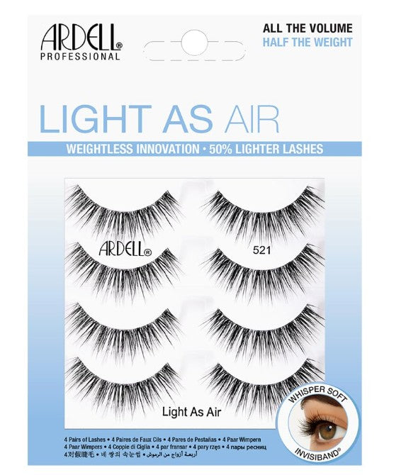 Light As Air 521 Lashes-One Pack of 4