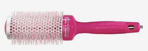 Olivia Garden Breast Cancer Awareness Ceramic + Ion Tourmaline Brush 1 3/8" (CI-35P14)
