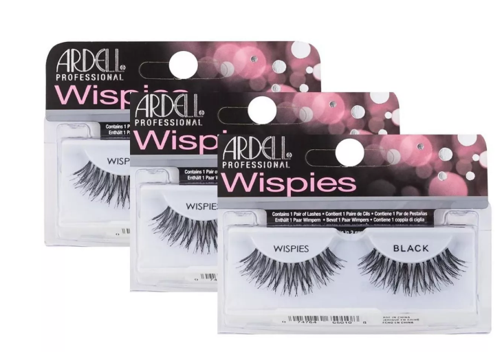 Ardell Lashes Wispies Black- 3 Pack