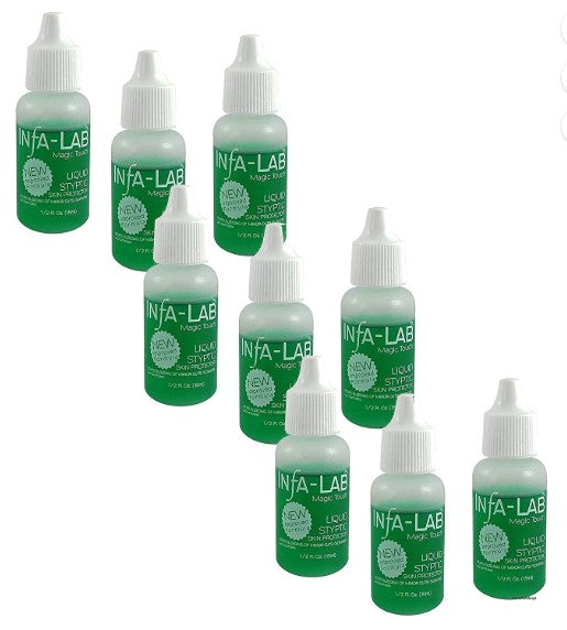 Infalab Liquid Skin Protector Styptic Nick Relief Spray (Box of 12- .47fl oz 14ml)