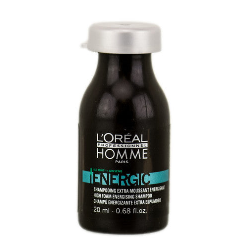 L'Oreal Homme Ice Mint + Ginseng Energic Shampoo 100mL