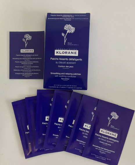 Klorane Smoothing & Relaxing Eye Patches -7 packets x 2 patches