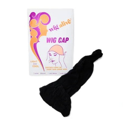 Wig Alive Wig Cap - Black (3-Pack)