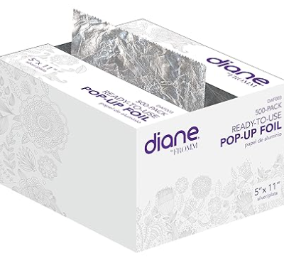 Diane DAF003 Pre-Folded Pop-Up Foil, Silver, 24 count