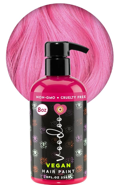 VOODOO Pink Hair Dye, 8 Oz (Puppy Love), Pastel Pink,