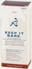 Gigi Keep It Bare For Body And Legs, 4 Ounce