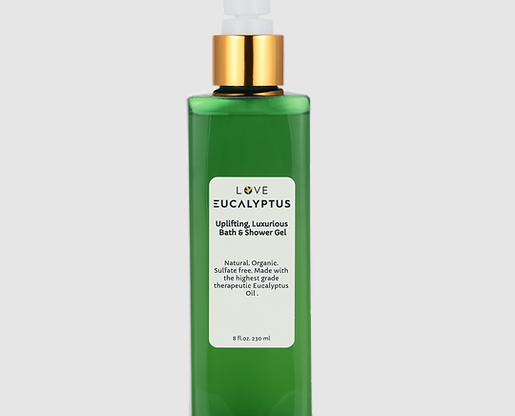 Love Eucalyptus Uplifting, Luxurious Bath & Shower Gel 8oz/230mL