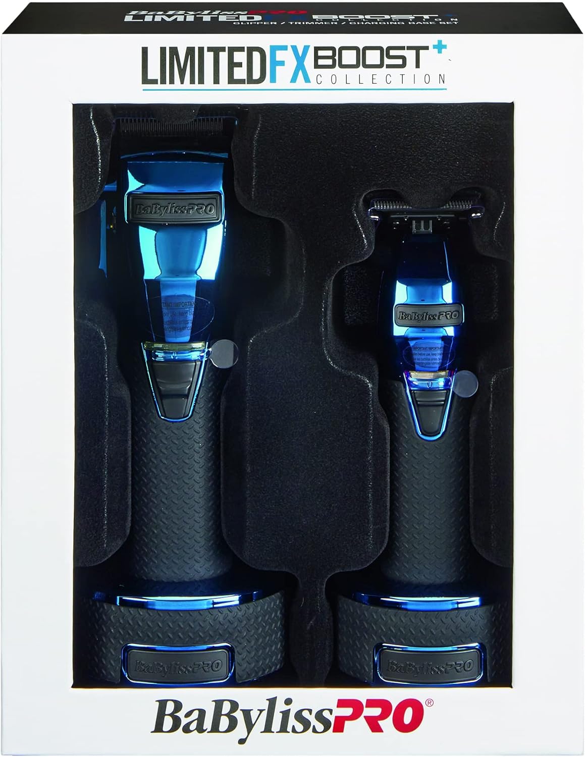 Babyliss Limited FX Boost Collection Blue .Clipper / Trimmer / Charging Base Set