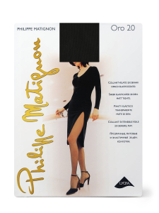 Philippe Matignon Oro 20 Tights Black (Size 3-M)