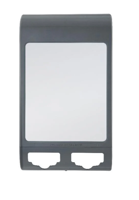 Zadro Z' Fogless Shower Mirror with Razor Holder & Squeegee- Black