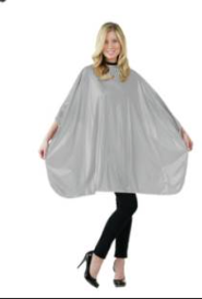 Betty Dain Jumbo Shampoo Cape Style 311 V-White
