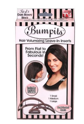 Bumpits Hair Voluming Leave -in Inserts - Dark Brown/Black