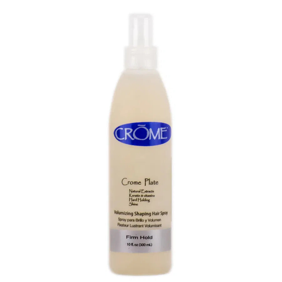 Crome Plate Volumizing Shaping Hair Spray 10oz