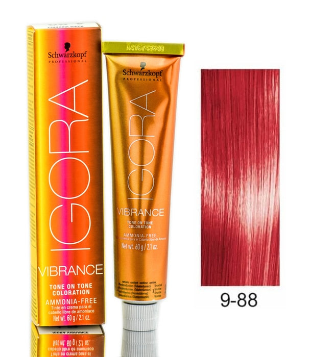 Schwarzkopf Igora Vibrance 9-88 Extra Light Blonde Red Extra (3-pack)