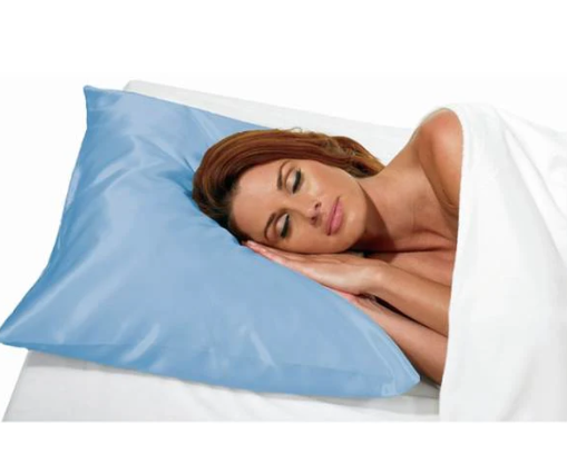 Betty Dain Satin Pillow Case King Size - Blue