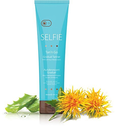 Selfie Tan'n Go Gradual Tanner With 24 Hour Skin Conditioning Moisturizers 9oz