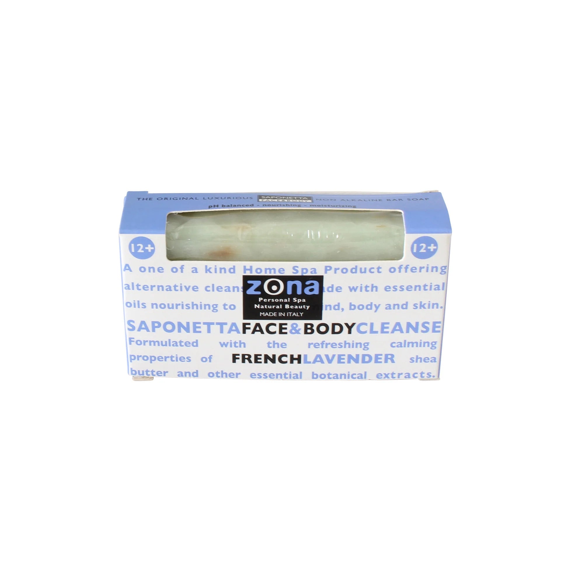 Zona Saponetta Face & Body Cleanser French Lavender 4.5oz