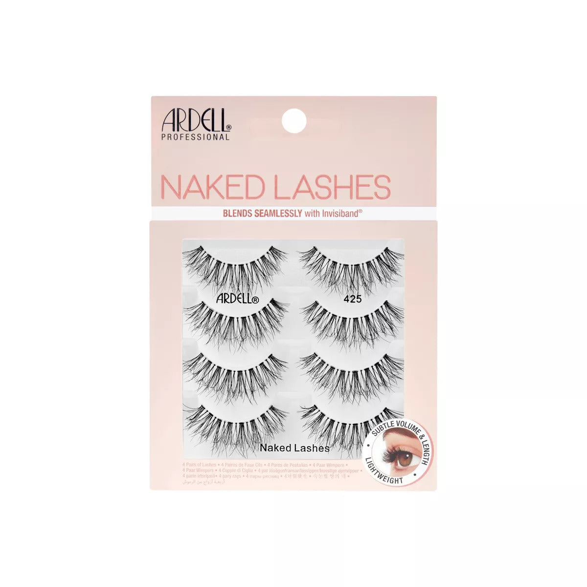 Ardell Naked Lashes 425-One Pack of 4