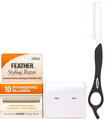 Jatai Feather Black Styling Razor Introductory Kit