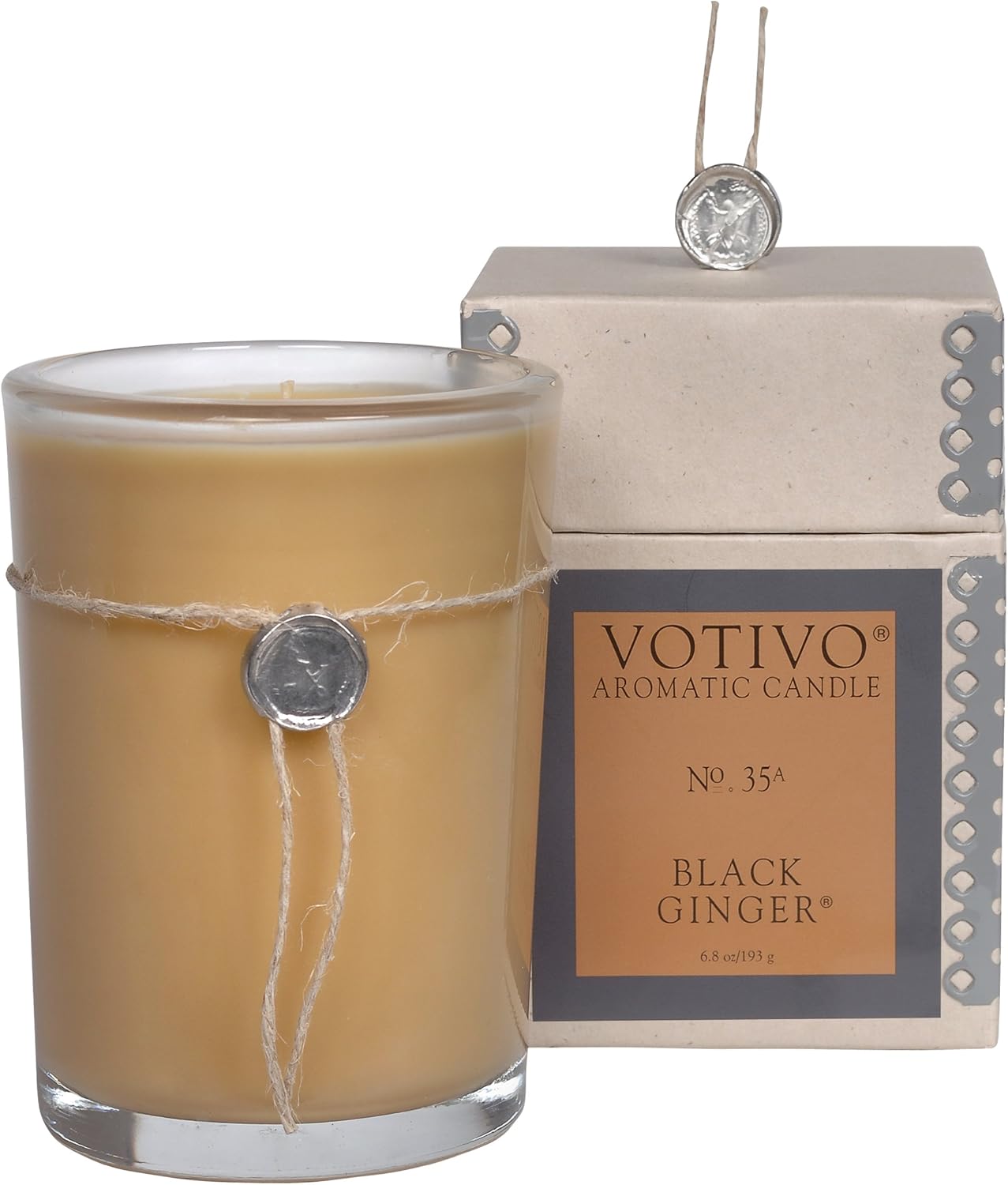 VOTIVO Black Ginger Candle 6.8oz