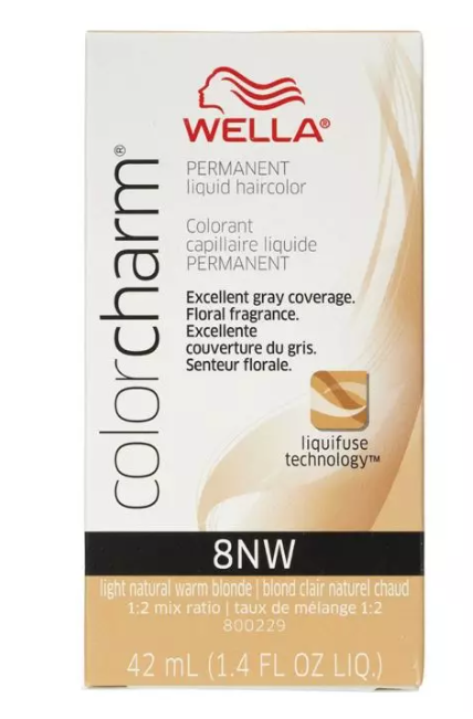Wella Permanent Liquid 8NW Light Natural Warm Blonde (2-pack)