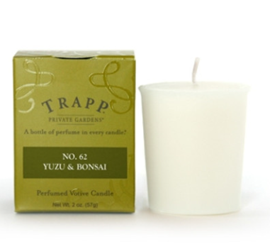 Trapp Votive Yuzu & Bonsai No.62 Net Wt. 2 oz (57g)