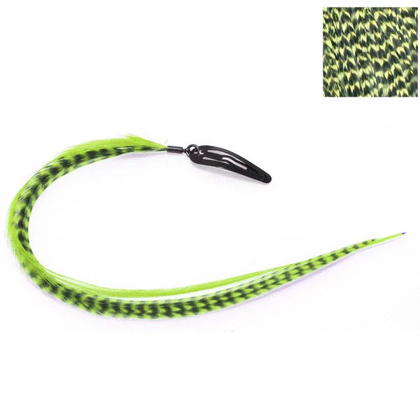 Mia Clip-n-Feathers Lime Green