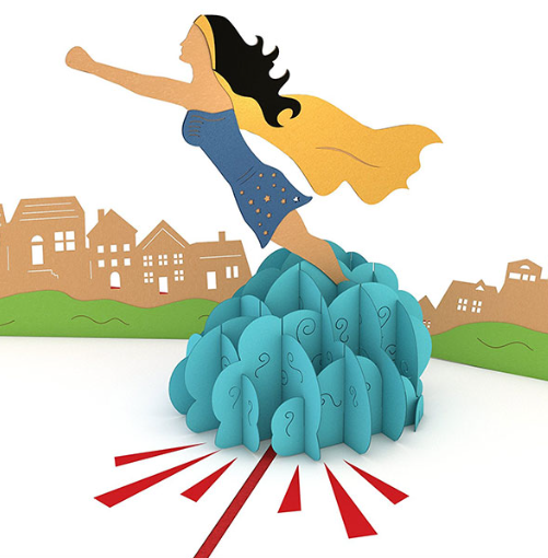 LOVEPOP 3D POP UP CARD "SUPER MOM"