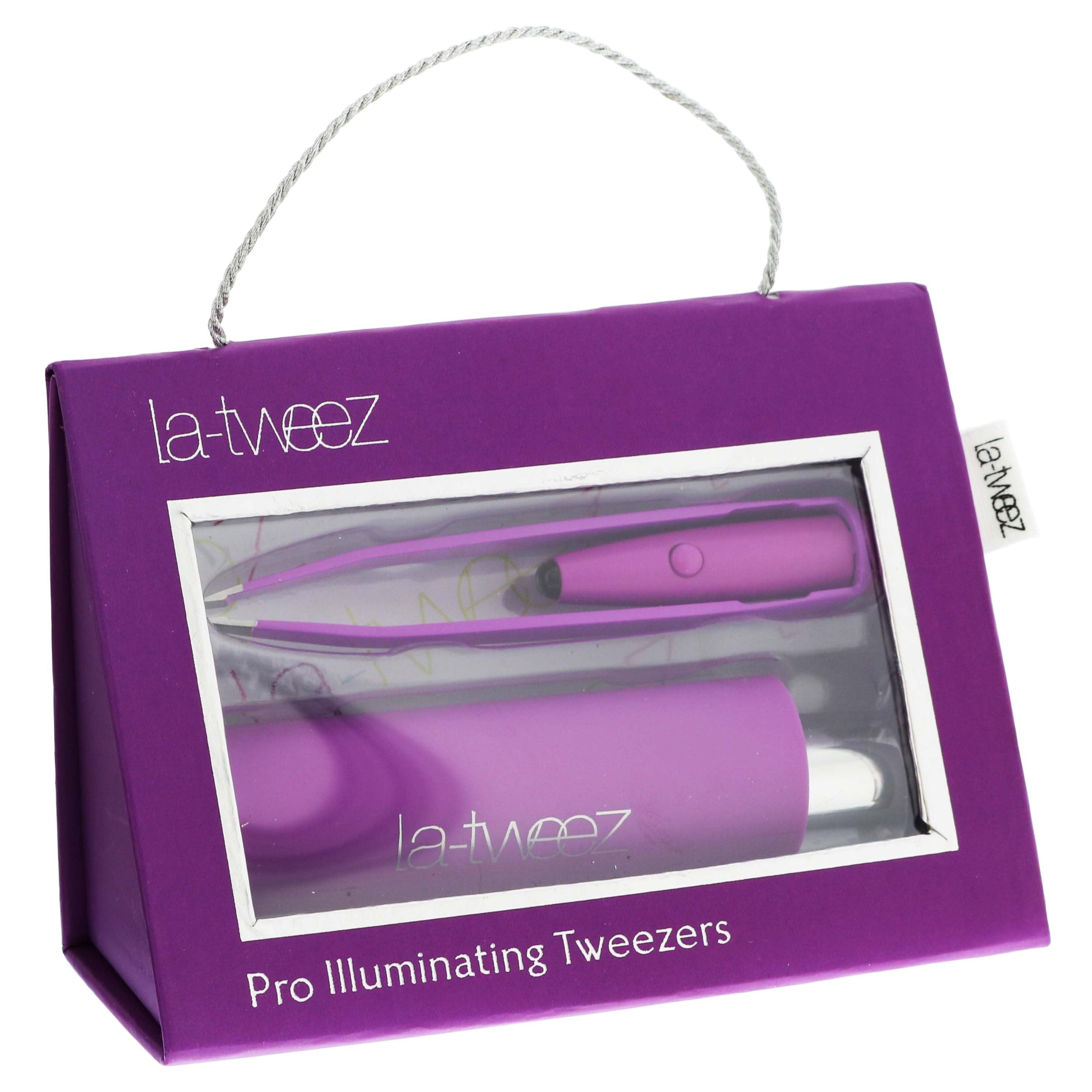 la-tweez Pro Illuminating Tweezers (Purple)