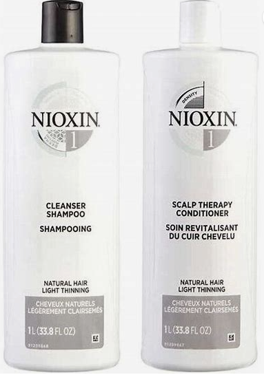 Nioxin System 1 Cleanser Shampoo And Scalp Therapy Conditioner Duo 33.8 Oz