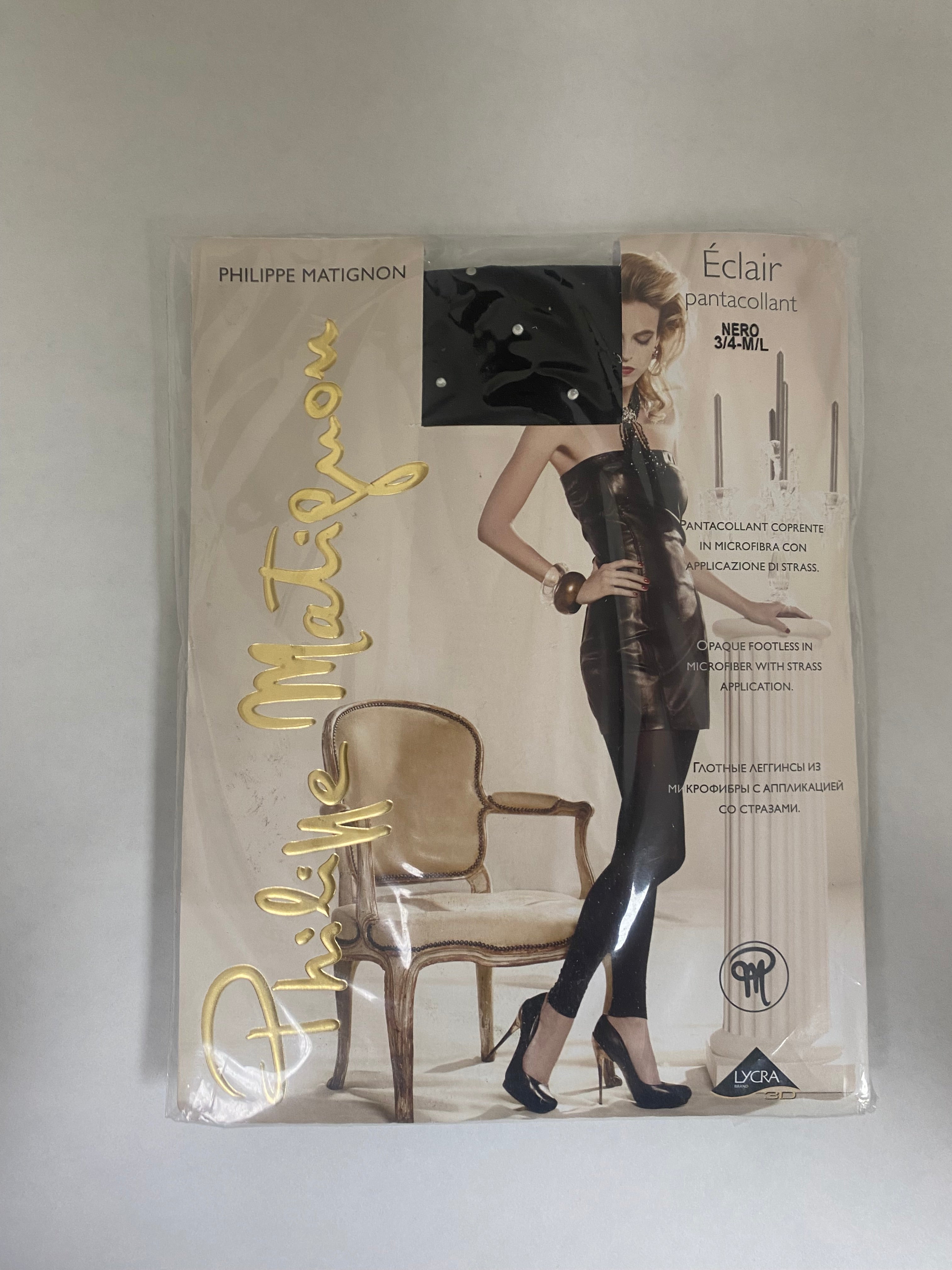 Philippe Matignon Éclair pantacollant Black (Size 3/4-M/L)