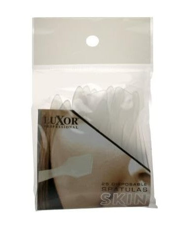 Luxor Professional Deluxe Disposable Spatulas for Skin - (2 pack) 25 Pieces each
