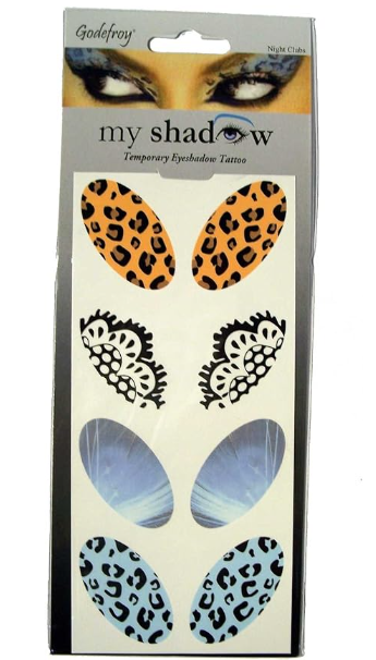 Godefroy My Shadow Temporary Eyeshadow Tattoo Night Club 3pck