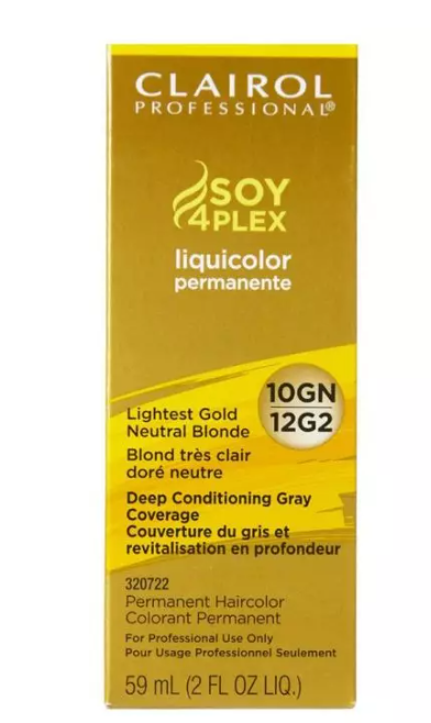 Clairol Soy4Plex 10GN/12G2 Lightest Gold Neutral Blonde -3 pack