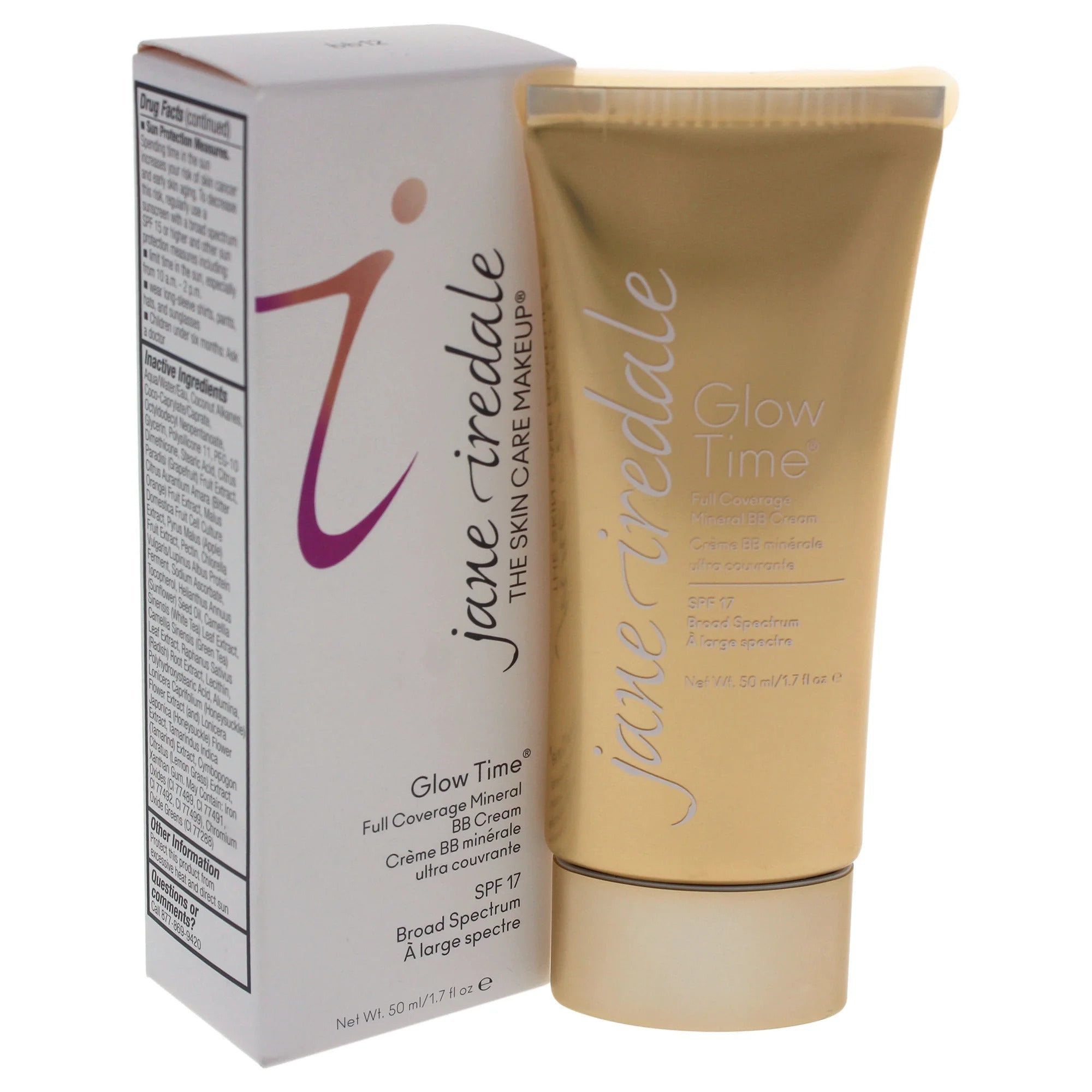 jane iredale Glow Time Full Coverage Mineral BB Cream SPF 17 - BB12 1.7oz