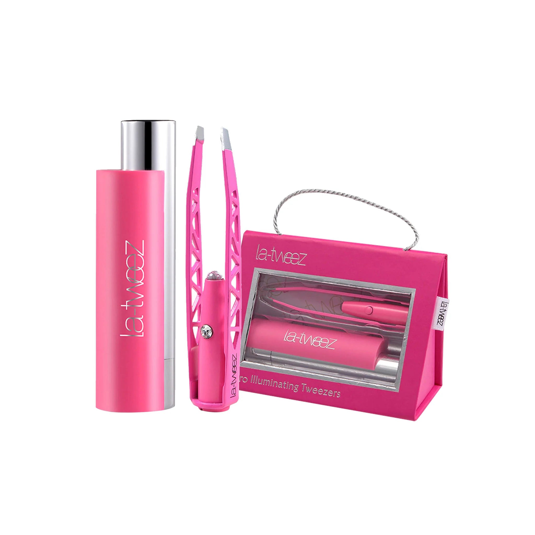 la-tweez Pro Illuminating Tweezers (Pink)
