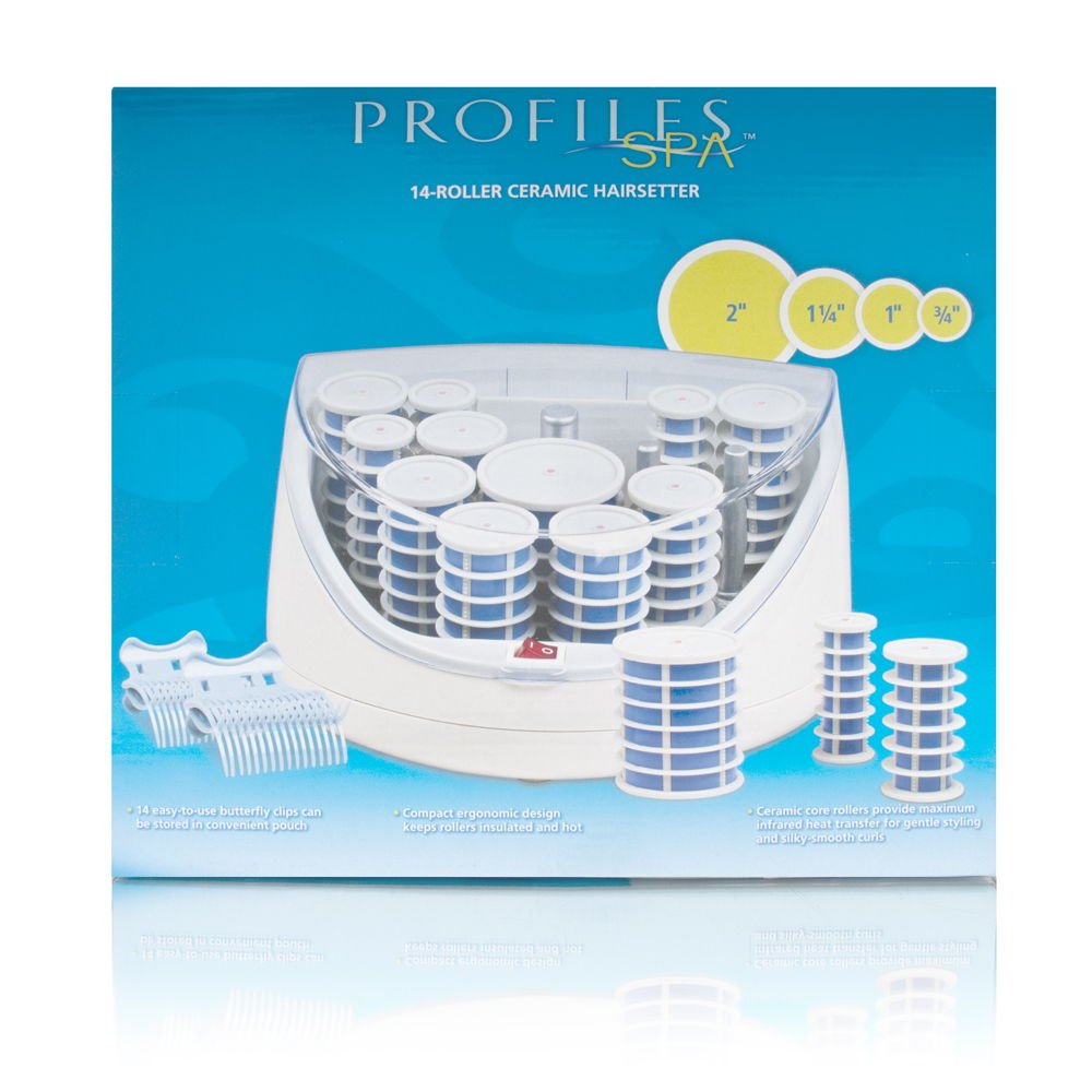 Profiles Spa 14 Roller Ceramic Hairsetter Curling Set
