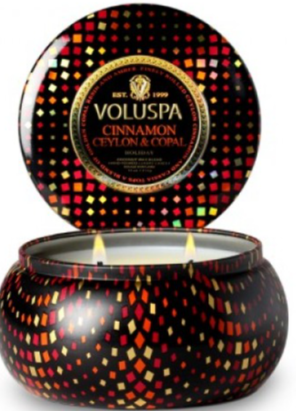 Voluspa Cinnamon Ceylon & Copal Candel 4oz