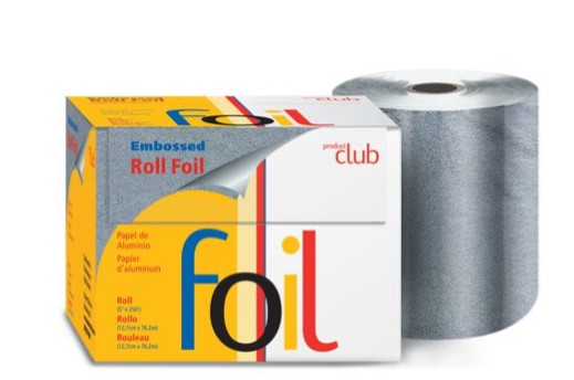 Embossed Roll Foil - 5" x 250' Silver