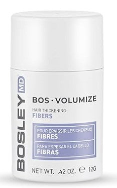 BosleyMD BOS Volumize Hair Thickening Fibers – Light Brown 0.42 oz