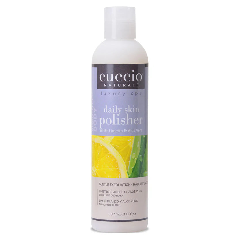 Cuccio Naturale Daily Skin Polisher White Limetta & Aloe Vera 8oz