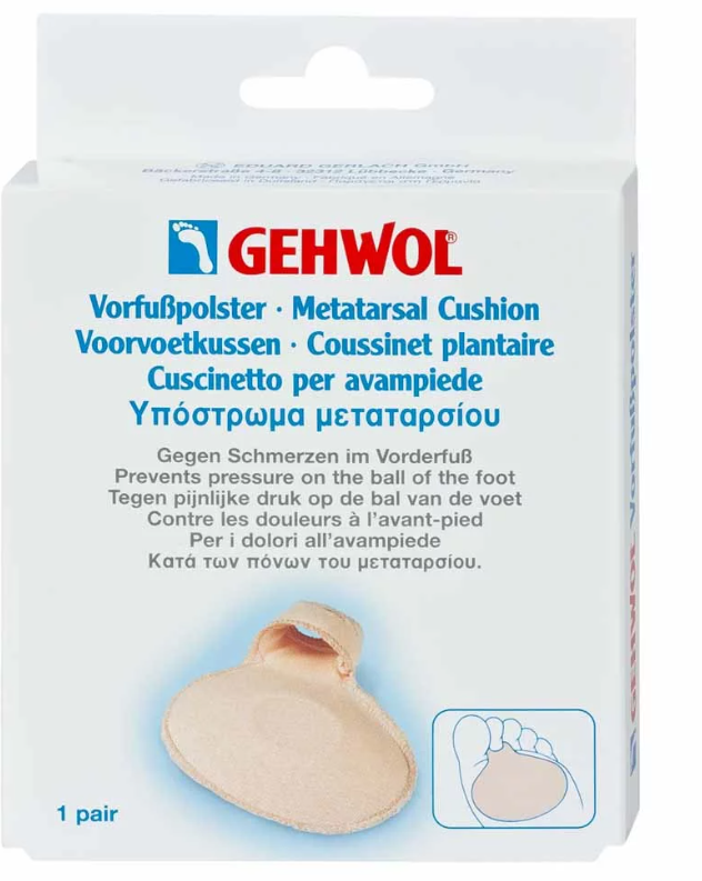 GEHWOL Metatarsal Cushion Metatarsal Substrate thick 2pcs