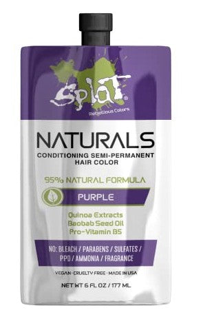 Splat Semi-Permanent Hair Color - Naturals Purple - 6 fl oz