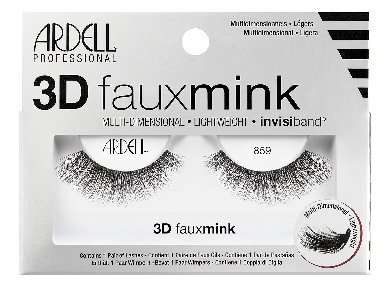 Ardell 3D Faux Mink Lashes - 859 ( 2-pack)
