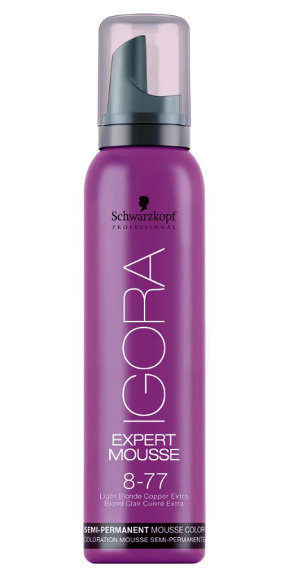 Igora Expert Mousse Coloring Hair Mousse 8-77 Light Copper Blonde 100ml
