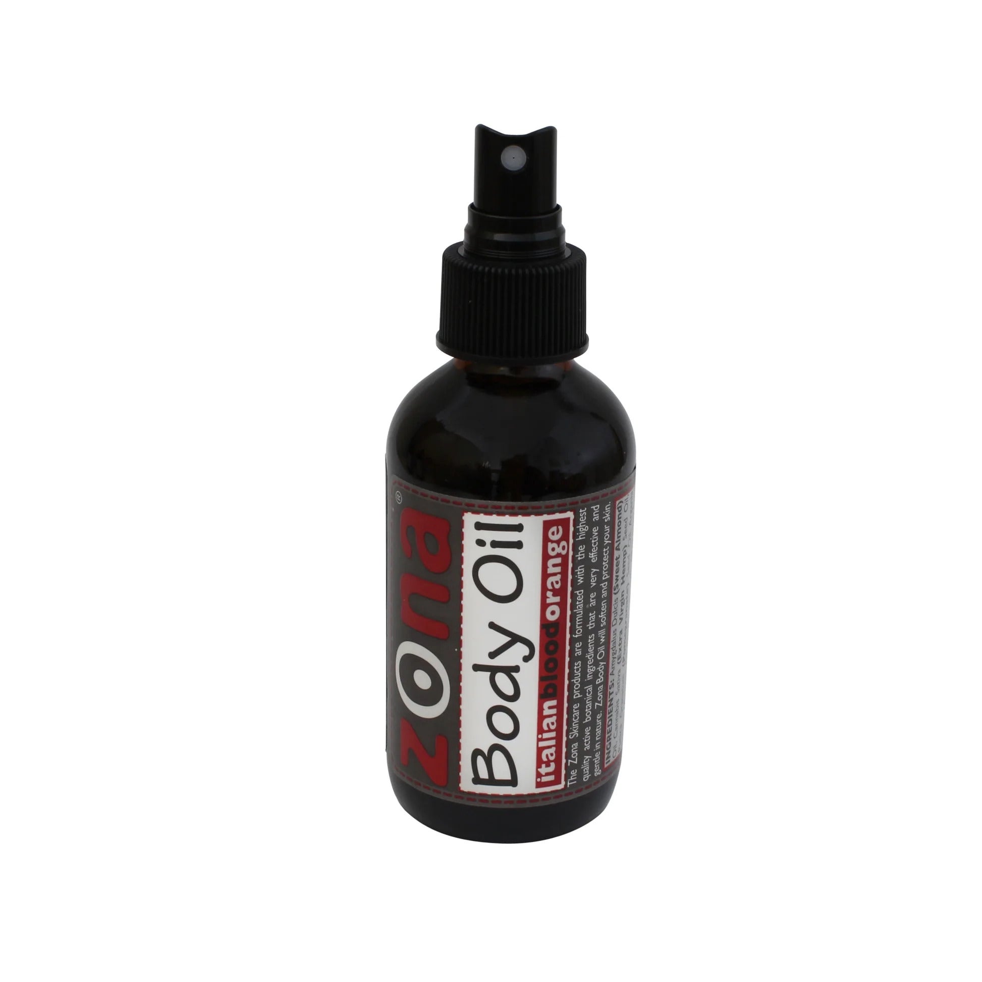 Zona Body Oil with 12 Active Botanicals 4oz (Italian Blood Orange)