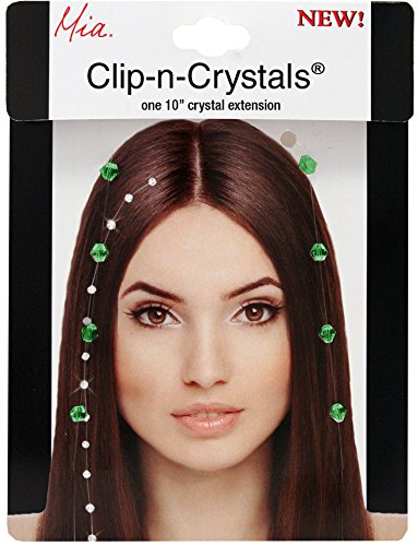 Mia Clip-n-Crystals Emerald Green